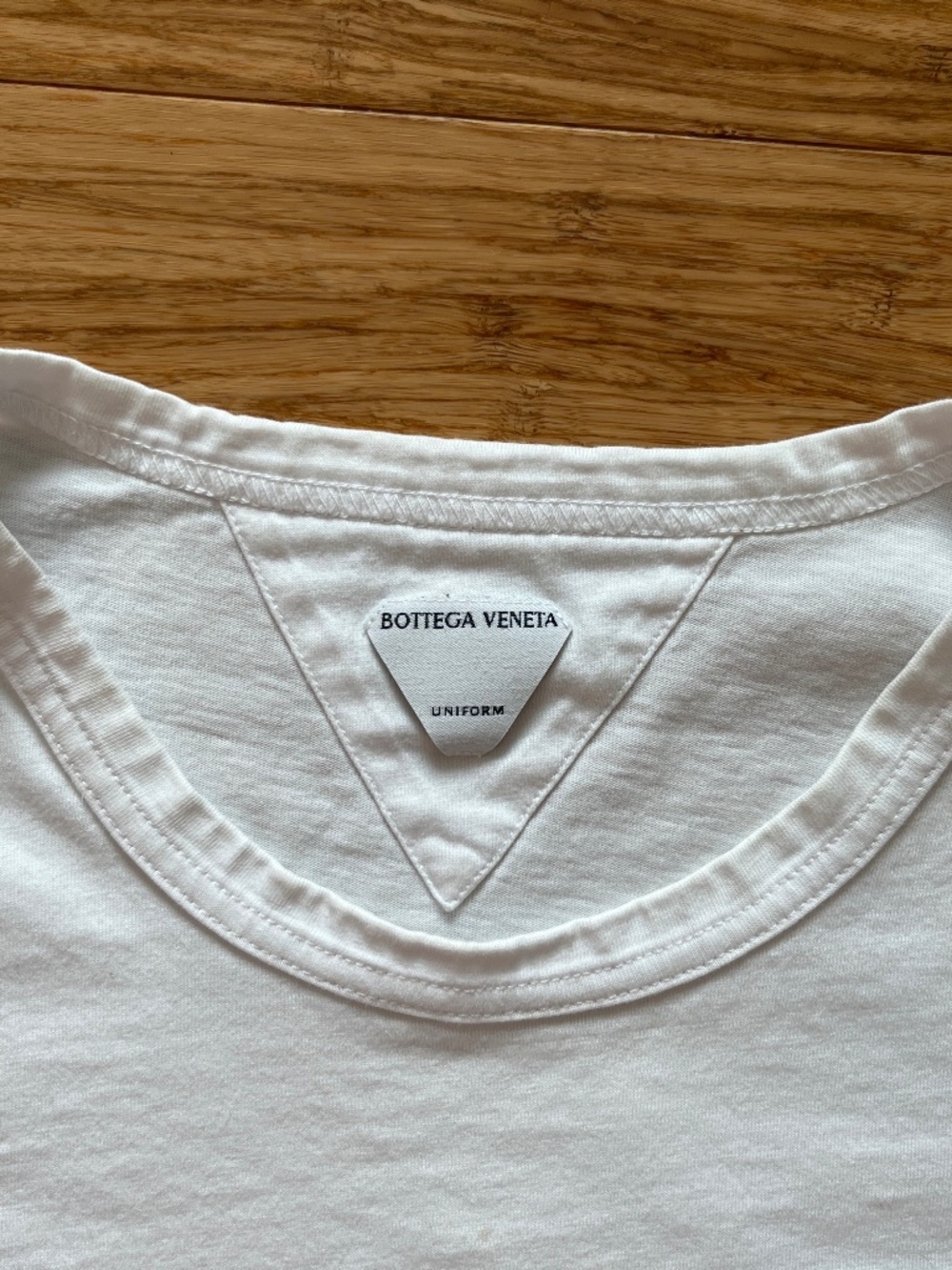 BOTTEGA VENETA White T Relax Fit